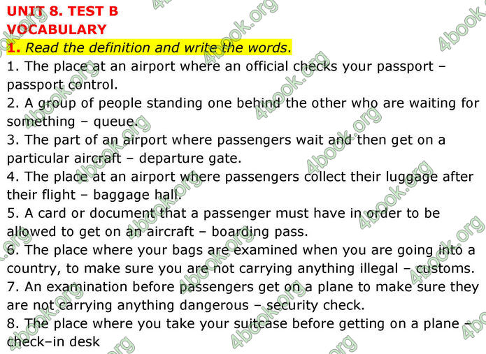 ГДЗ Тестовий зошит Англійська мова 8 клас Тіліоуін Prepare