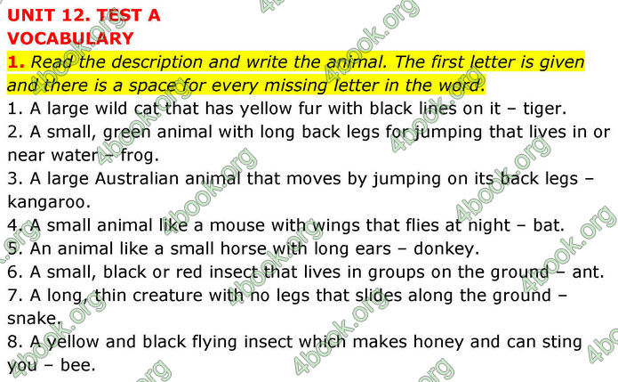 ГДЗ Тестовий зошит Англійська мова 8 клас Тіліоуін Prepare