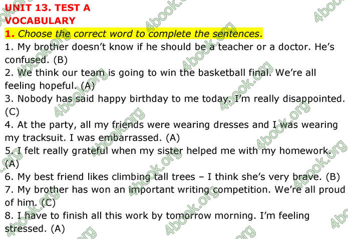 ГДЗ Тестовий зошит Англійська мова 8 клас Тіліоуін Prepare