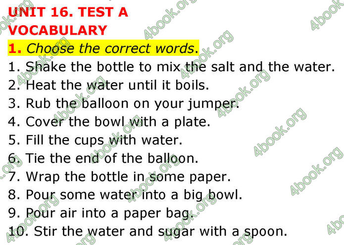 ГДЗ Тестовий зошит Англійська мова 8 клас Тіліоуін Prepare
