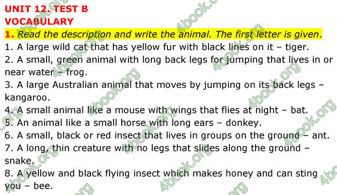 ГДЗ Тестовий зошит Англійська мова 8 клас Тіліоуін Prepare