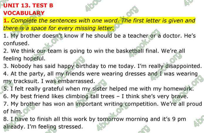 ГДЗ Тестовий зошит Англійська мова 8 клас Тіліоуін Prepare