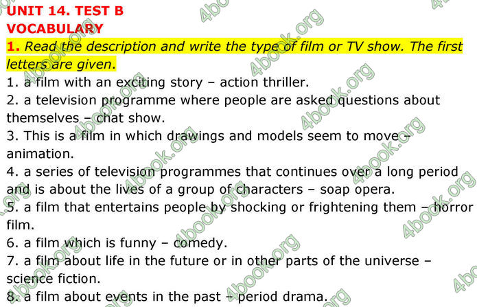 ГДЗ Тестовий зошит Англійська мова 8 клас Тіліоуін Prepare