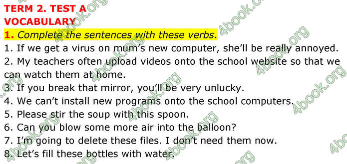 ГДЗ Тестовий зошит Англійська мова 8 клас Тіліоуін Prepare