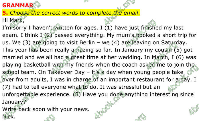 ГДЗ Тестовий зошит Англійська мова 8 клас Тіліоуін Prepare