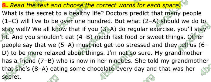 ГДЗ Тестовий зошит Англійська мова 8 клас Тіліоуін Prepare