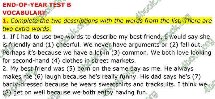 ГДЗ Тестовий зошит Англійська мова 8 клас Тіліоуін Prepare