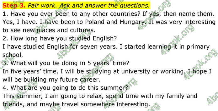 ГДЗ зошит граматика Англійська мова 8 клас Хейдерман Prepare