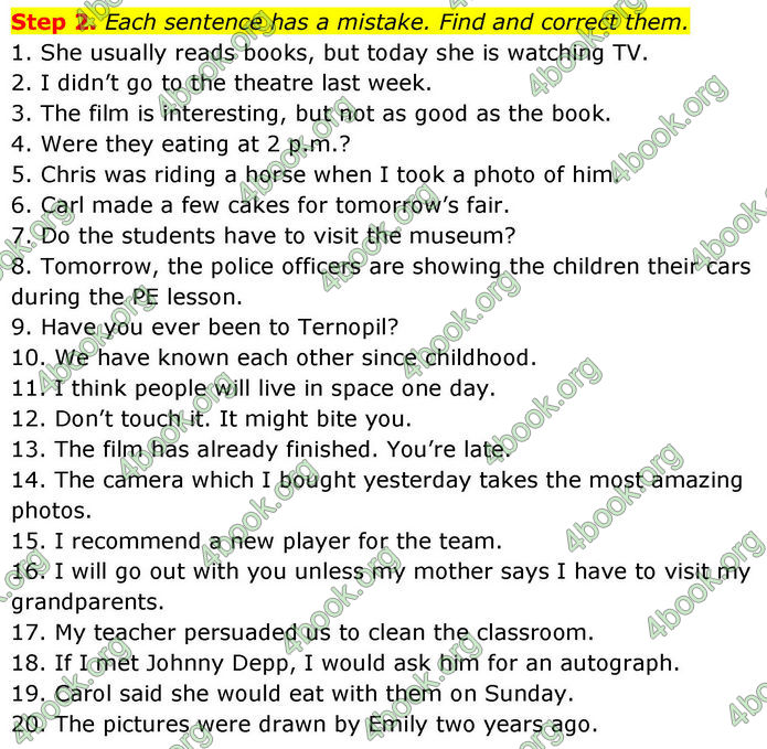 ГДЗ зошит граматика Англійська мова 8 клас Хейдерман Prepare