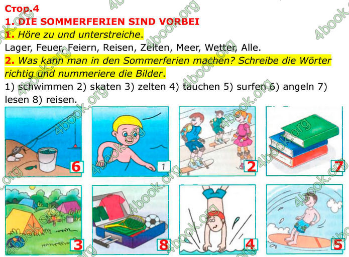 ГДЗ зошит Німецька мова 8 клас Сотникова 2026
