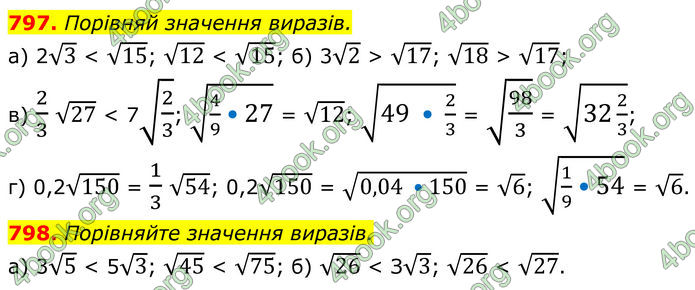 ГДЗ Алгебра 8 клас Бевз (2025)