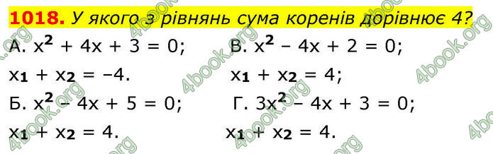 ГДЗ Алгебра 8 клас Бевз (2025)