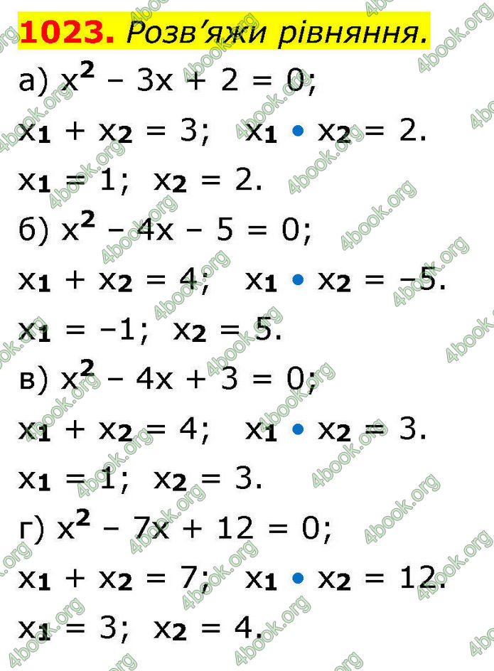 ГДЗ Алгебра 8 клас Бевз (2025)