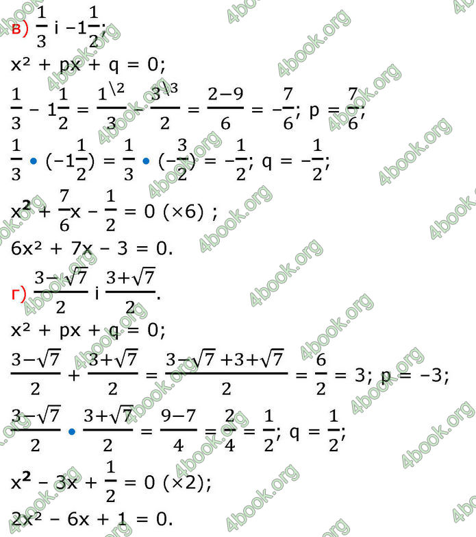 ГДЗ Алгебра 8 клас Бевз (2025)