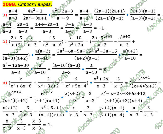 ГДЗ Алгебра 8 клас Бевз (2025)