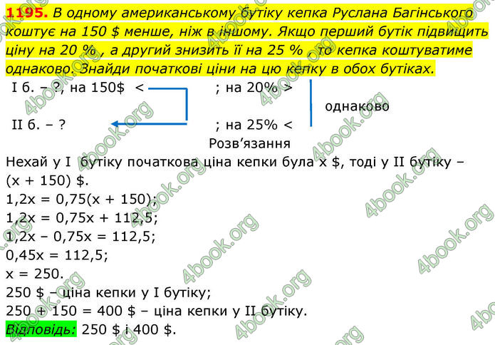 ГДЗ Алгебра 8 клас Бевз (2025)