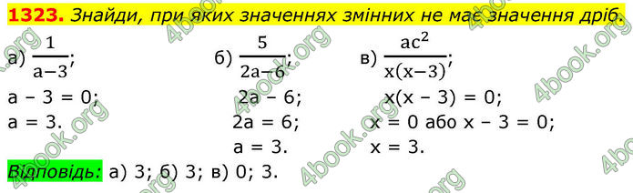 ГДЗ Алгебра 8 клас Бевз (2025)