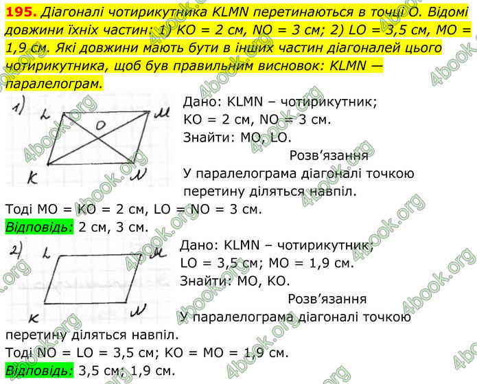 ГДЗ Геометрія 8 клас Бурда (2025)