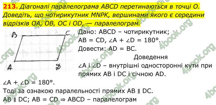 ГДЗ Геометрія 8 клас Бурда (2025)