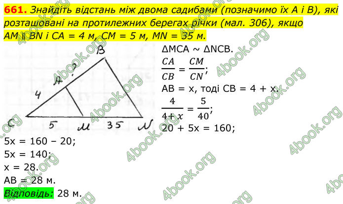 ГДЗ Геометрія 8 клас Бурда (2025)