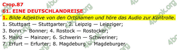 ГДЗ зошит Німецька мова 8 клас Сотникова 2026