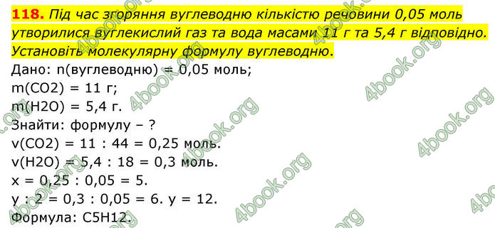 ГДЗ Хімія 10 клас Григорович