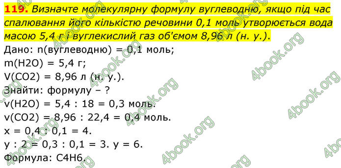ГДЗ Хімія 10 клас Григорович