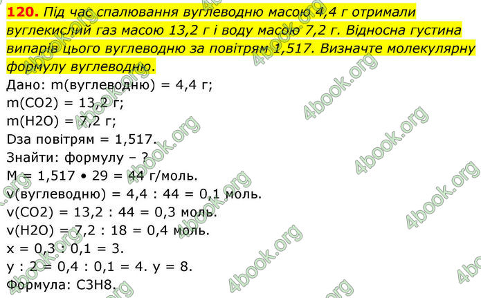 ГДЗ Хімія 10 клас Григорович