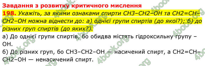 ГДЗ Хімія 10 клас Григорович