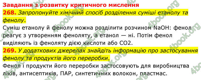 ГДЗ Хімія 10 клас Григорович