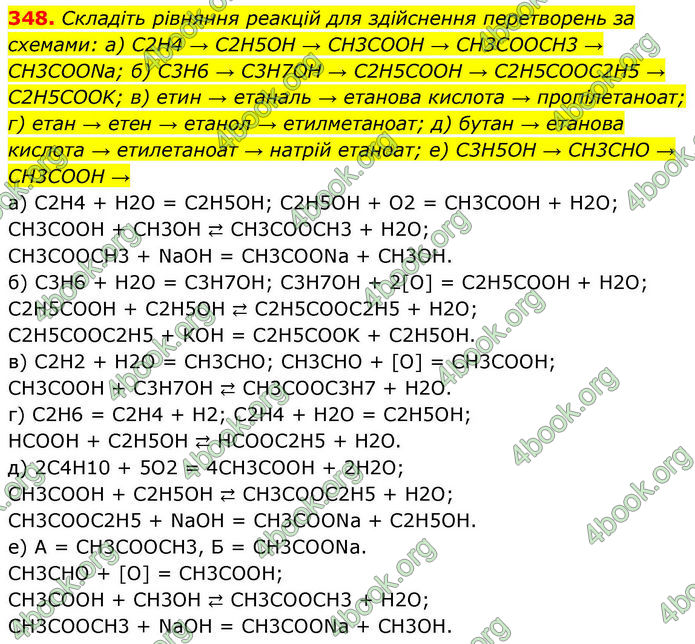 ГДЗ Хімія 10 клас Григорович