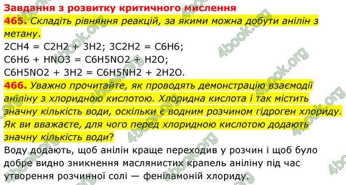 ГДЗ Хімія 10 клас Григорович