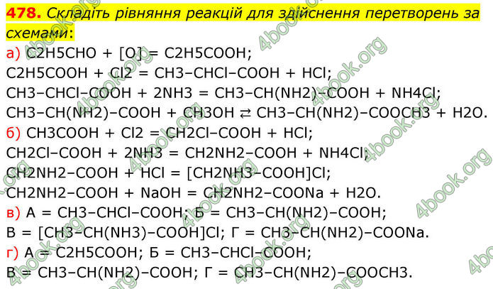 ГДЗ Хімія 10 клас Григорович