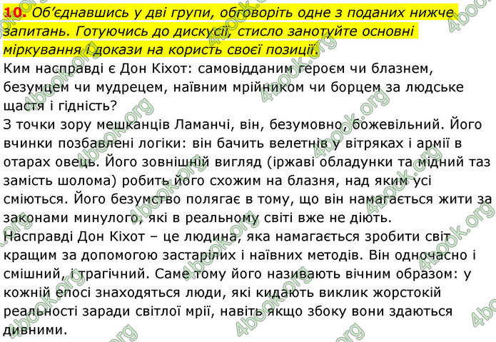 ГДЗ Зарубіжна література 8 клас Волощук