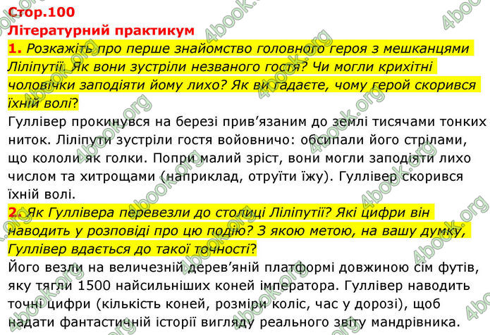 ГДЗ Зарубіжна література 8 клас Волощук