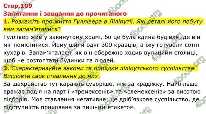 ГДЗ Зарубіжна література 8 клас Волощук