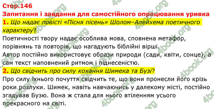 ГДЗ Зарубіжна література 8 клас Волощук