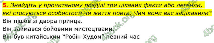 ГДЗ Зарубіжна література 8 клас Волощук
