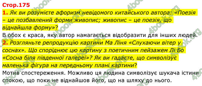 ГДЗ Зарубіжна література 8 клас Волощук