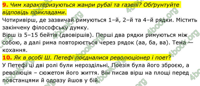 ГДЗ Зарубіжна література 8 клас Волощук