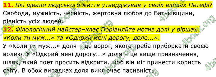 ГДЗ Зарубіжна література 8 клас Волощук
