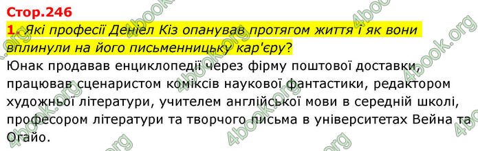 ГДЗ Зарубіжна література 8 клас Волощук
