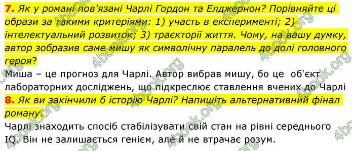 ГДЗ Зарубіжна література 8 клас Волощук