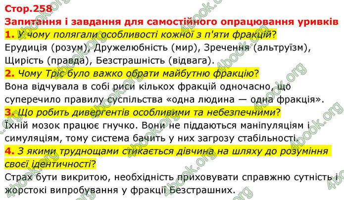 ГДЗ Зарубіжна література 8 клас Волощук