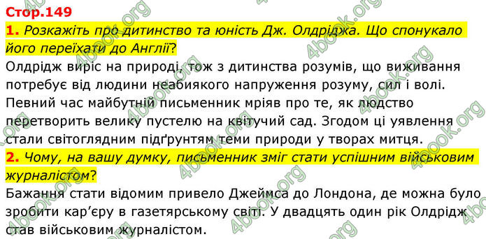 ГДЗ Зарубіжна література 8 клас Волощук