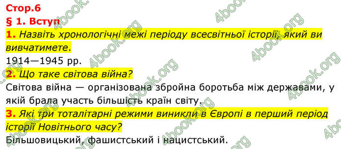 ГДЗ Всесвітня історія 10 клас Гісем