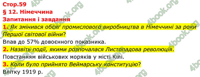 ГДЗ Всесвітня історія 10 клас Гісем