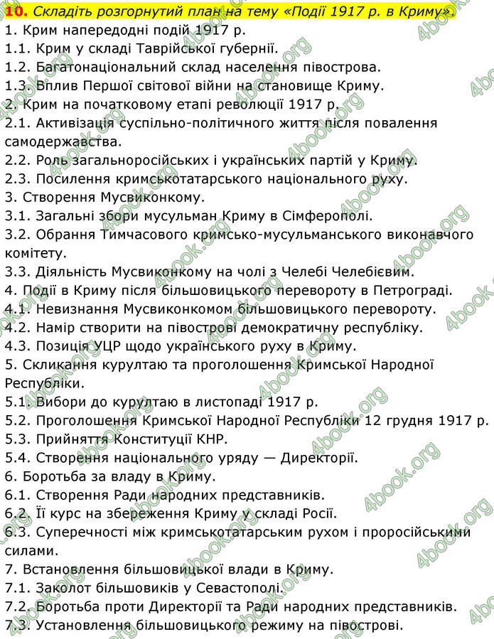 ГДЗ Історія України 10 клас Гісем 2019