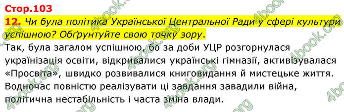 ГДЗ Історія України 10 клас Гісем 2019