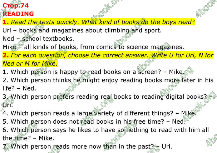 ГДЗ Зошит Prepare Англійська мова 7 клас Трелоар